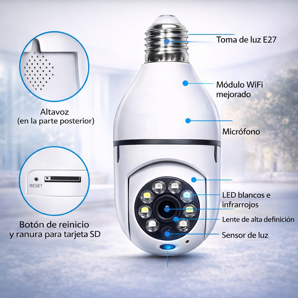 Cámara Bombilla HD Pro™